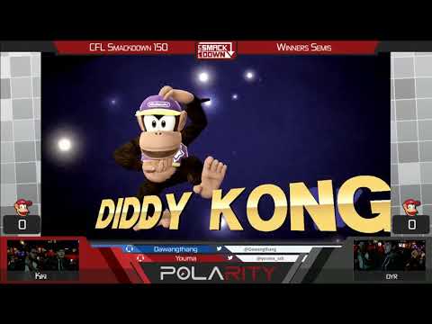 CFL Smackdown 150 WiiU - Kiki (ZSS) vs Dyr (Diddy Kong) - Winners Semis