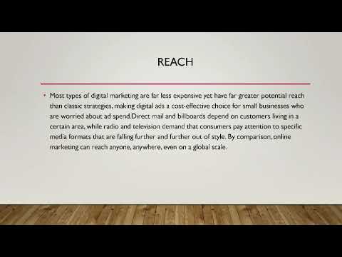 Video presentation: How small Businesses are Leveraging Digital Marketing