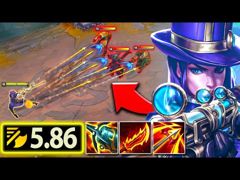 Full Attack Speed URF Caitlyn