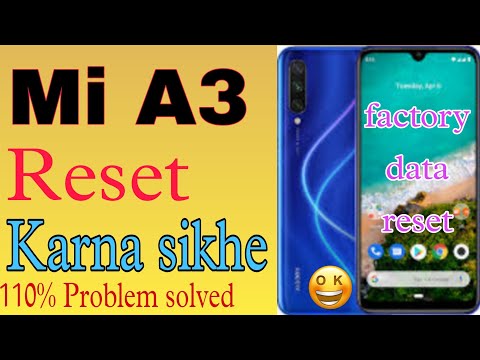 How to Factory Reset Mi A3 | How To Factory Reset Mi A3 // How to factory reset Mi A3