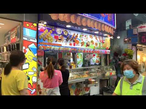 Passeio a pé por Hong Kong Lock Road | Tsim Sha Tsui | Comida de rua de Hong Kong