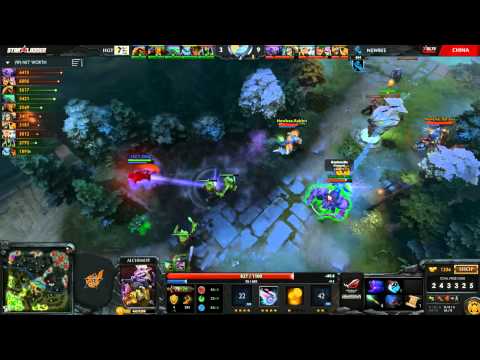 Newbee vs HGT - Game 2 (Starladder X China - Playoffs) - LD & WinteR
