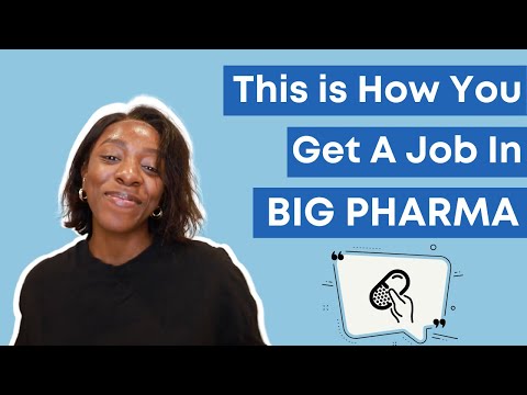 Part of a video titled THIS IS HOW YOU GET A JOB IN BIG PHARMA - YouTube