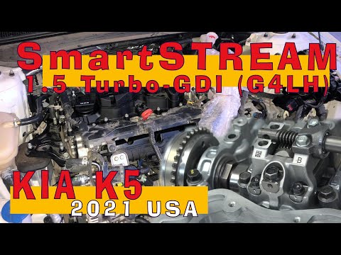 Разбор инновационного SmartSTREAM 1.5 Turbo-GDI (KIA K5 2021)