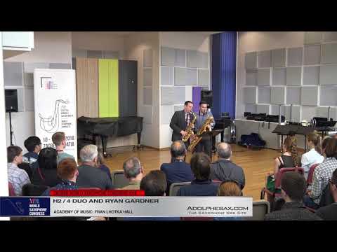 Snapshots by Takuma Itoh    H2:4 Duo & Ryan Gardner   XVIII World Sax Congress 2018 #adolphesax