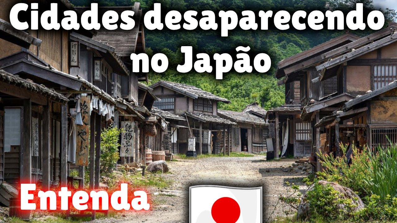 CIDADES INTEIRAS DESAPARECENDO DO MAPA NO JAPÃO! ENTENDA!