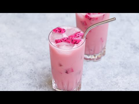 Dragon Drink (Starbucks Copycat Recipe: Mango Dragonfruit Refresher with Coconut Milk)