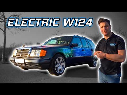 ELEKTRO E-KLASSE W124 | ER FÄHRT ENDLICH! | ELEKTRO MERCEDES W124 TEIL 2 | ESDI EV - YouTube