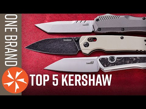 Top 5 Kershaw Knives - One Brand Collection Challenge