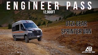 Climbing Engineer, Hurricane, California and Corkscrew Pass in a Sprinter Van and Overland Trailer