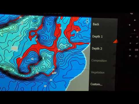 How to highlight (custom color shade) a single depth zone on C-MAP contour maps