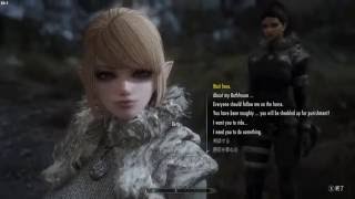 【スカイリム】 Skyrim ENB+MOD Walk night and day Betty&Kristen