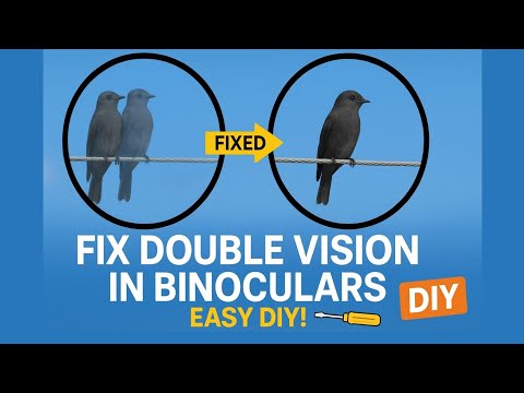 Your Binoculars Are Broken? Stop Double Vision (DIY Fix)