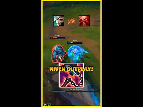 Riven vs Gragas OUTPLAY ⚔️