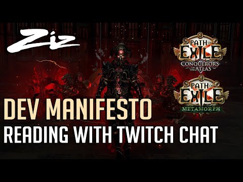 Path of Exile 3.9 Development Manifesto - Conquerors & Metamorph