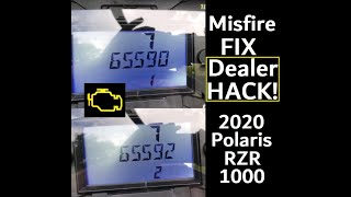 65590 65592 Code FIX! - Change Spark Plugs - Polaris RZR 1000