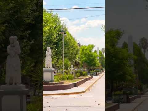 Principal bulevar de la ciudad de #marcospaz en la provincia de #buenosaires #travel #shorts #train