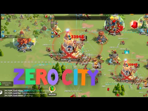 Rise Of Kingdoms 2191 Vs 2190 ,2178 KVK2 Zero Castel War Zone City
