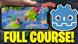 📱How to MAKE GAMES in MOBILE with Godot🎮 (Full Course)