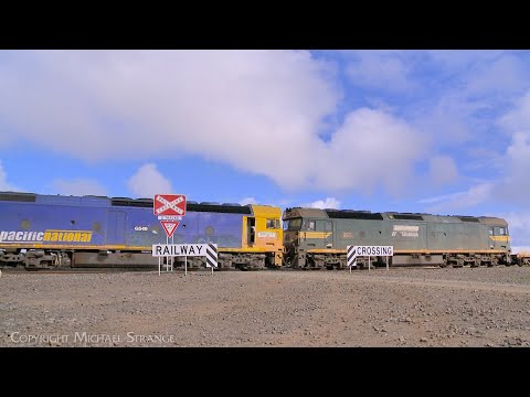 7902V Mildura Container Train At Gheringhap / Batesford (19/5/2023) - PoathTV Railways