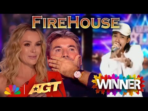 An extraordinary voice, Andrian sang the song FIREHOUSE on America's Got Talent, the Judges Cry