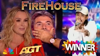 Download lagu An extraordinary voice, Andrian sang the song FIREHOUSE on America's Got Talent, the Judges Cry mp3