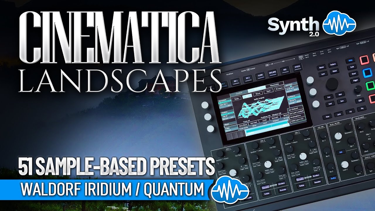 OTL101 - Cinematic Landscapes - Waldorf Iridium / Quantum ( 51 presets ) - Video Preview 1