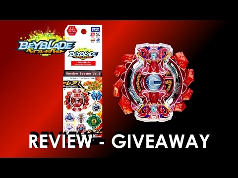 Beyblade Burst  ベイブレードバースト Random Booster Vol.5 Gigant Gaia Part 1 Unboxing Review