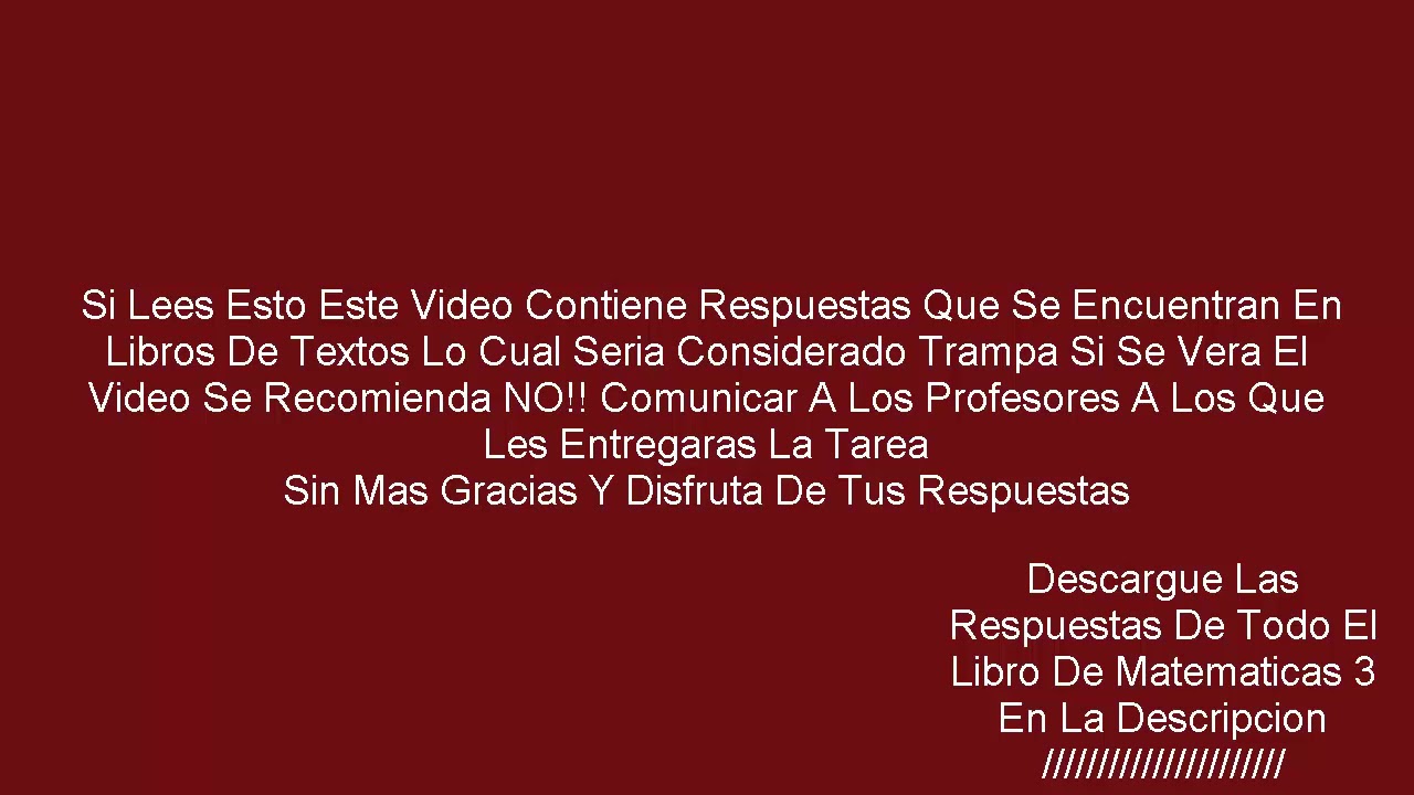 Libro De Matematicas Contestado 3Grado Secundaria