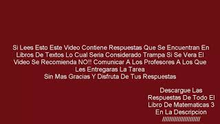 Libro De Matematicas Contestado 3Grado Secundaria