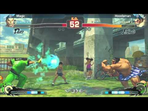 SSF4: Hoodaman vs Magic Man - Why Me Dojo? 8