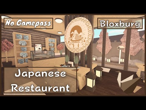 Roblox Bloxburg: Sem gamepass, construção e tour rápido do restaurante japonês – 16 de novembro de 2020 | Minami Oroi