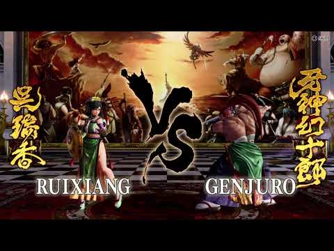 Wu Ruixiang vs Genjuro Kibagami - Samurai Shodown Gameplay