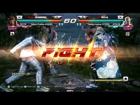 Tekken 7 | TWT 2022 | JEONDDING ( EDDY ) VS MEO-IL ( GEESE ) | Korea Regional Finals Group B