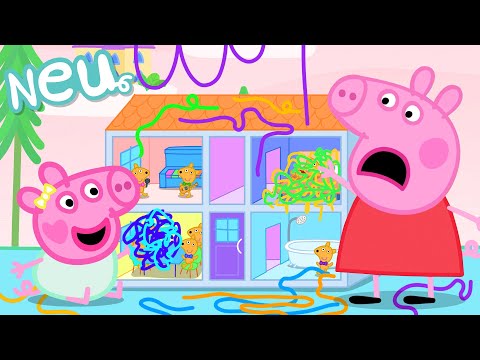 Peppa-Wutz-Geschichten 🧸 Das Puppenhaus 🍝 Videos für Kinder