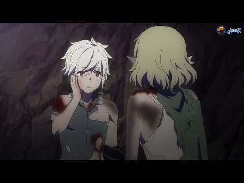 Ryu slaps Bell to wake him from mind down | DanMachi |