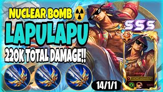 YOU MUST TRY THIS BEFORE NERF!! - CLASH LANE LAPULAPU HONOR OF KINGS | RANK LEGEND