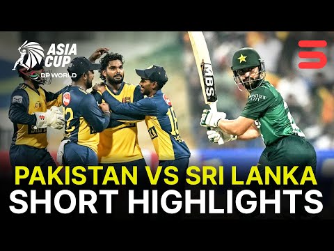 Short Highlights | Pakistan vs Sri Lanka | Match 15 | DP World Asia Cup 2025 | ZF1K
