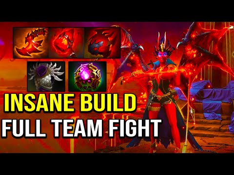 INSANE BUILD [ Queen of Pain ] INTENSE PURE DAMAGE - GAMEPLAY