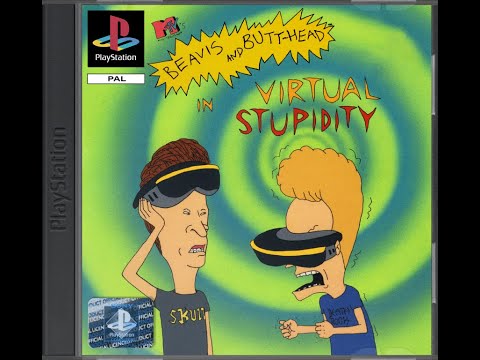 Beavis and Butt-Head in Virtual Stupidity (1995, PC, PlayStation) Full Playthrough