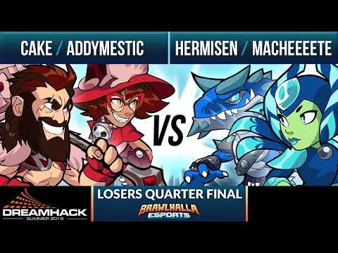 Cake & Addymestic vs Macheeeete & Hermisen - Losers Quarter Final - DreamHack Summer 2v2