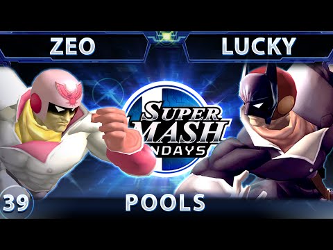 SSS 39 - Zeo (Pink Falcon) Vs. Lucky (Black Falcon) SSBM Pools - Smash Melee