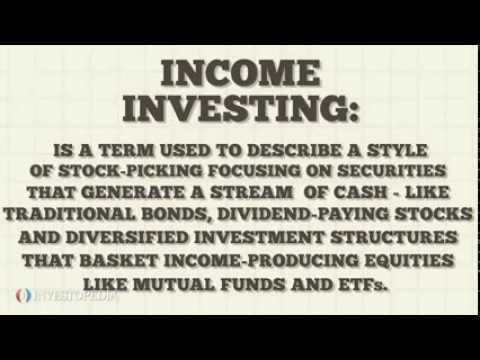 Investopedia Video: Income Investing