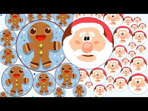 Agario Christmas Video // Team : Santa and Gingerbread