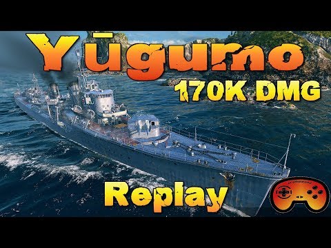 Yūgumo 170k DMG Replay - Best of Kradojaner #18 - World of Warships - Gameplay - Deutsch
