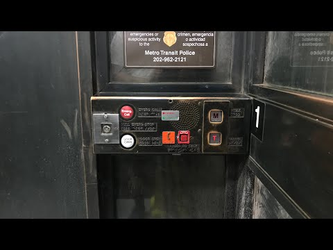 OM Original US Hydraulic Elevator at WMATA - Grosvenor-Strathmore Station, North Bethesda, MD