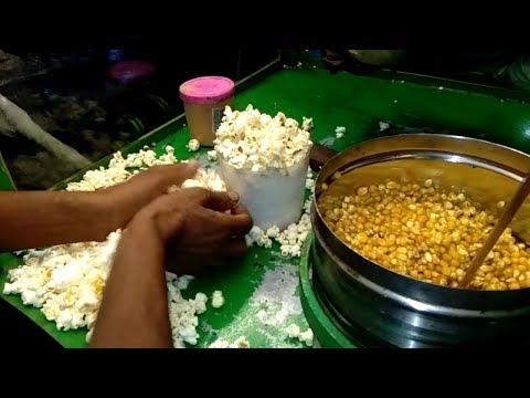 Amazing Popcorn Making By Auto Machine - Kolkata Street Food - Indian Street Food Video