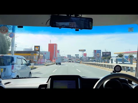 [BackGround Video] Let's drive in Japan! Driving is fun.