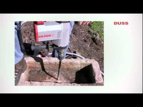 DUSS Wiertarka diamentowa do wierceń na mokro DIA 50 W