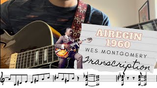 The Incredible Jazz Guitar of Wes Montgomery | Airegin | First Chorus of Solo (with notation)
